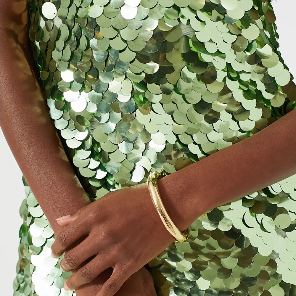 TUCKERNUCK Mint Chip Sequin Roxy Dress - Picture 3 of 13